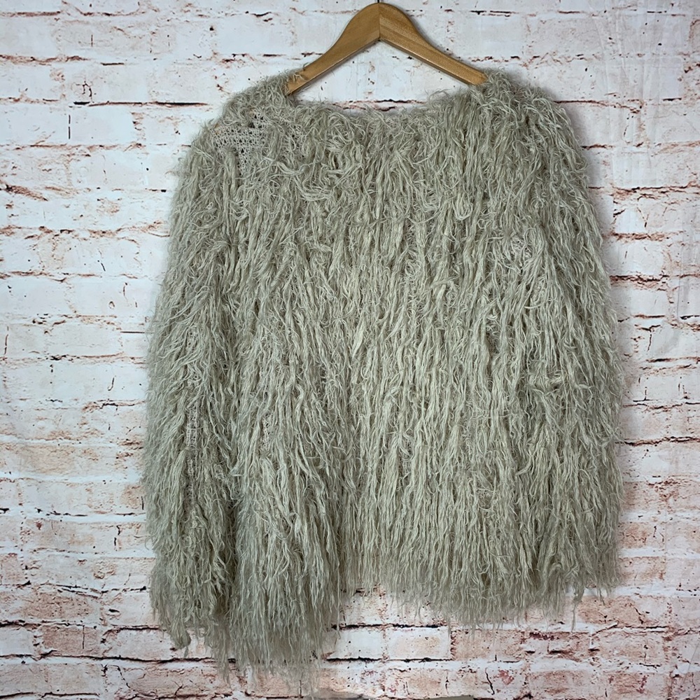 Free People Faithful Shaggy Cardi - Picture 6 of 8